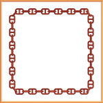 Frame 30f chain thick square